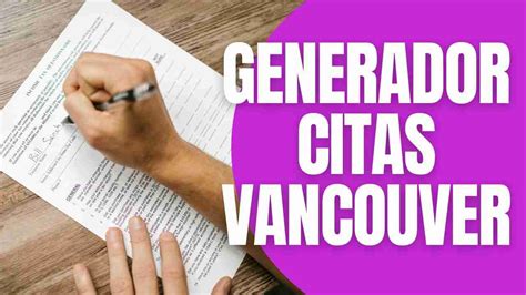 Generador de citas Vancouver gratuito [Versión 2024]